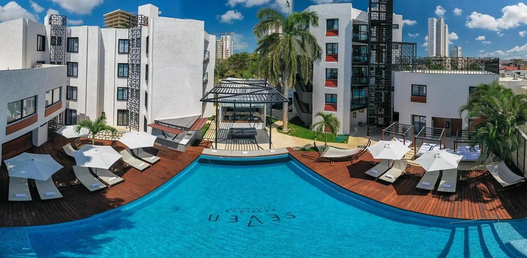 *** מלון דירות Seven Boutique Apartments קנקון מקסיקו